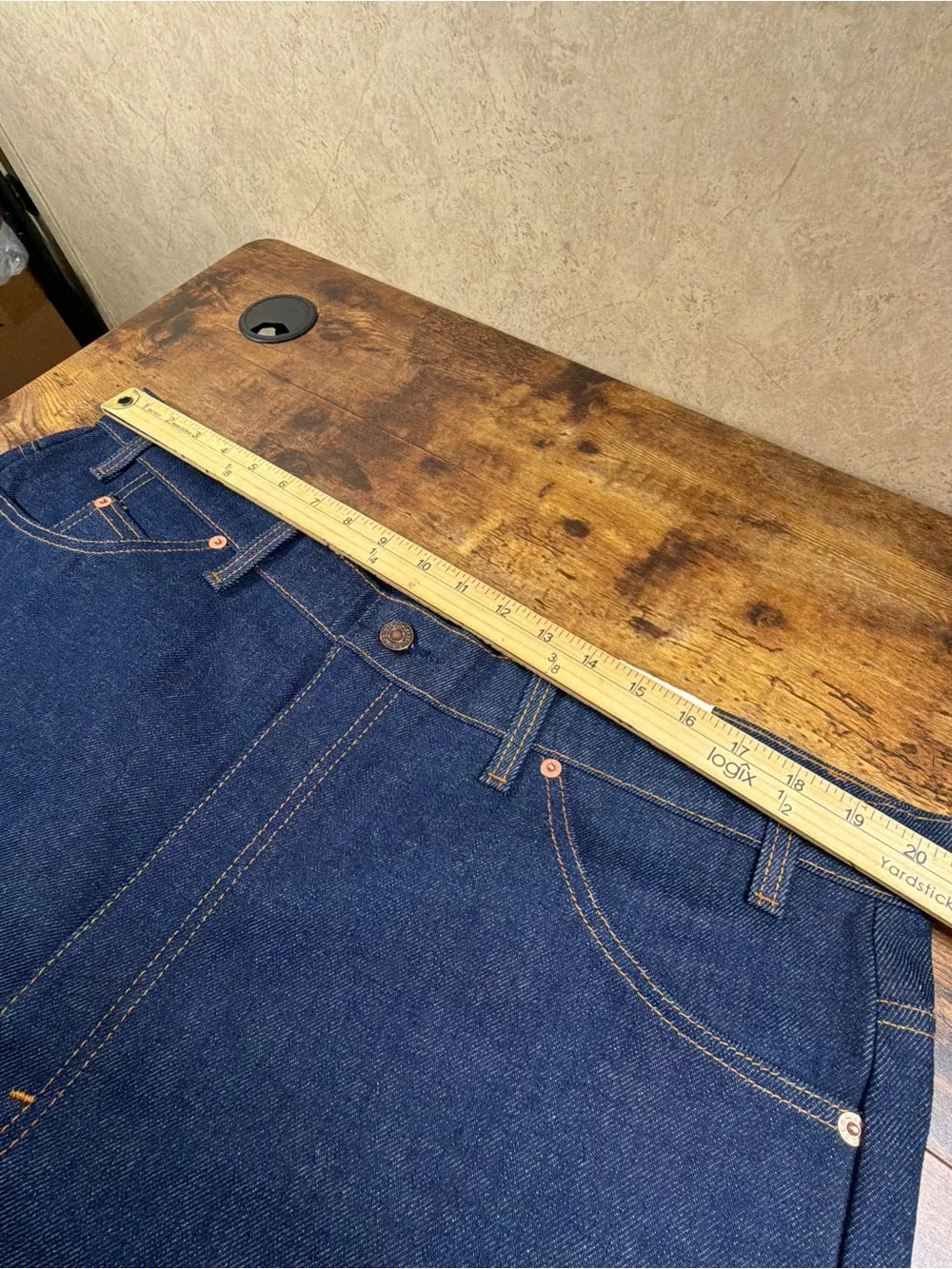 Vintage Levis 517 Jeans Men Size 42x30 Actual 40x30 Orange Tab Saddleman Bootcut